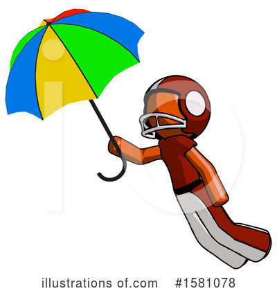 Royalty-Free (RF) Orange Design Mascot Clipart Illustration by Leo Blanchette - Stock Sample #1581078