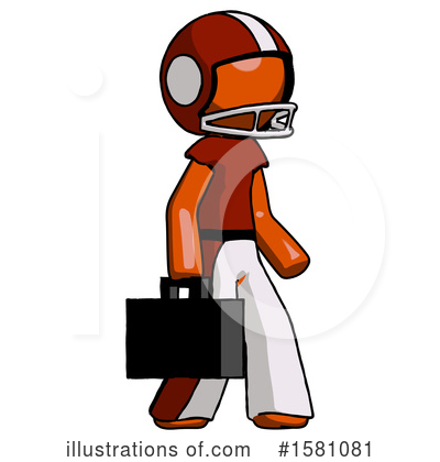 Royalty-Free (RF) Orange Design Mascot Clipart Illustration by Leo Blanchette - Stock Sample #1581081