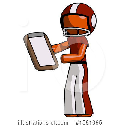 Royalty-Free (RF) Orange Design Mascot Clipart Illustration by Leo Blanchette - Stock Sample #1581095