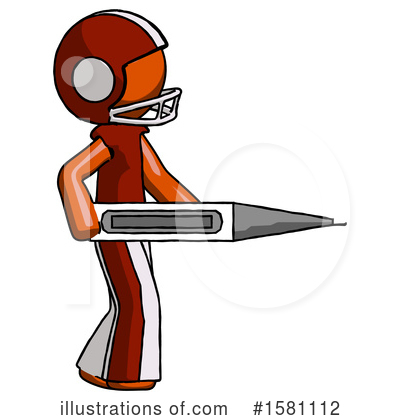 Royalty-Free (RF) Orange Design Mascot Clipart Illustration by Leo Blanchette - Stock Sample #1581112