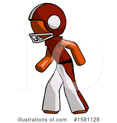 Royalty-Free (RF) Orange Design Mascot Clipart Illustration by Leo Blanchette - Stock Sample #1581128