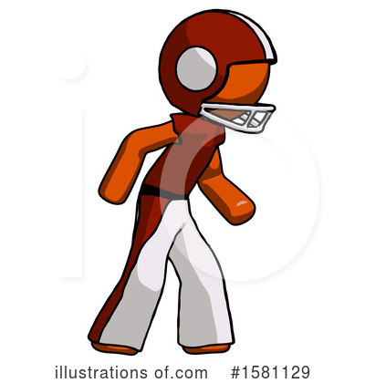 Royalty-Free (RF) Orange Design Mascot Clipart Illustration by Leo Blanchette - Stock Sample #1581129
