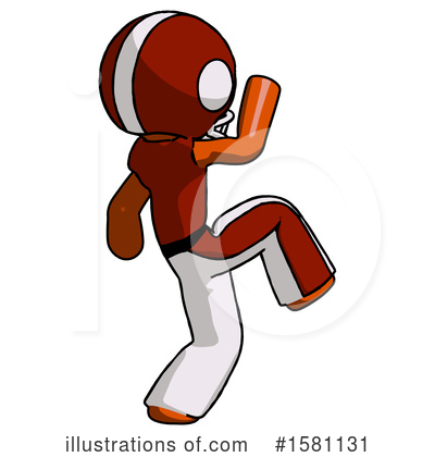 Royalty-Free (RF) Orange Design Mascot Clipart Illustration by Leo Blanchette - Stock Sample #1581131