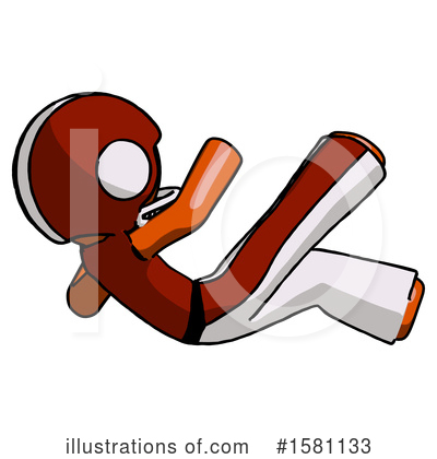Royalty-Free (RF) Orange Design Mascot Clipart Illustration by Leo Blanchette - Stock Sample #1581133