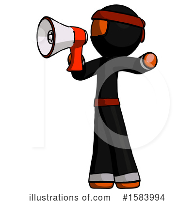 Royalty-Free (RF) Orange Design Mascot Clipart Illustration by Leo Blanchette - Stock Sample #1583994