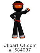 Orange Design Mascot Clipart #1584037 by Leo Blanchette