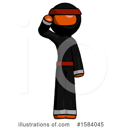 Royalty-Free (RF) Orange Design Mascot Clipart Illustration by Leo Blanchette - Stock Sample #1584045