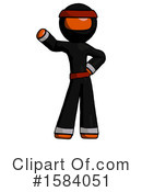 Orange Design Mascot Clipart #1584051 by Leo Blanchette