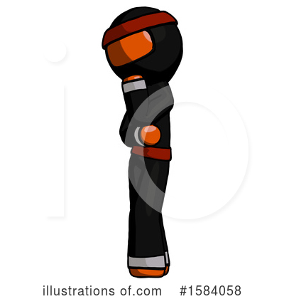 Royalty-Free (RF) Orange Design Mascot Clipart Illustration by Leo Blanchette - Stock Sample #1584058