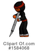 Orange Design Mascot Clipart #1584068 by Leo Blanchette