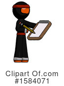 Orange Design Mascot Clipart #1584071 by Leo Blanchette