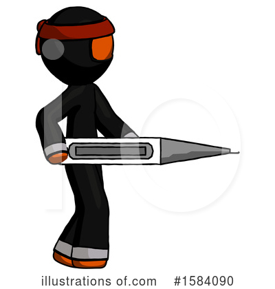 Royalty-Free (RF) Orange Design Mascot Clipart Illustration by Leo Blanchette - Stock Sample #1584090