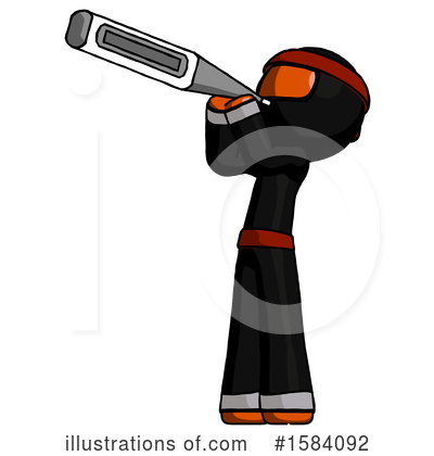 Royalty-Free (RF) Orange Design Mascot Clipart Illustration by Leo Blanchette - Stock Sample #1584092