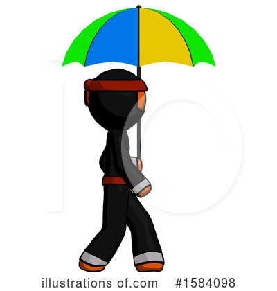 Royalty-Free (RF) Orange Design Mascot Clipart Illustration by Leo Blanchette - Stock Sample #1584098