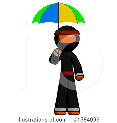 Royalty-Free (RF) Orange Design Mascot Clipart Illustration by Leo Blanchette - Stock Sample #1584099