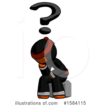 Royalty-Free (RF) Orange Design Mascot Clipart Illustration by Leo Blanchette - Stock Sample #1584115