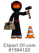 Orange Design Mascot Clipart #1584122 by Leo Blanchette