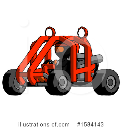 Royalty-Free (RF) Orange Design Mascot Clipart Illustration by Leo Blanchette - Stock Sample #1584143