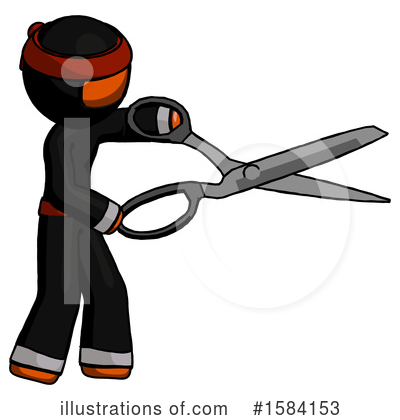 Royalty-Free (RF) Orange Design Mascot Clipart Illustration by Leo Blanchette - Stock Sample #1584153