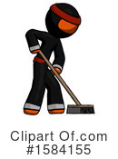 Orange Design Mascot Clipart #1584155 by Leo Blanchette