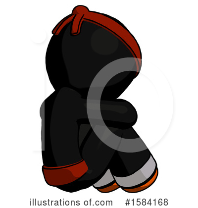 Royalty-Free (RF) Orange Design Mascot Clipart Illustration by Leo Blanchette - Stock Sample #1584168
