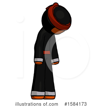 Royalty-Free (RF) Orange Design Mascot Clipart Illustration by Leo Blanchette - Stock Sample #1584173