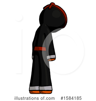 Royalty-Free (RF) Orange Design Mascot Clipart Illustration by Leo Blanchette - Stock Sample #1584185
