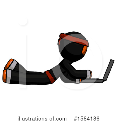 Royalty-Free (RF) Orange Design Mascot Clipart Illustration by Leo Blanchette - Stock Sample #1584186