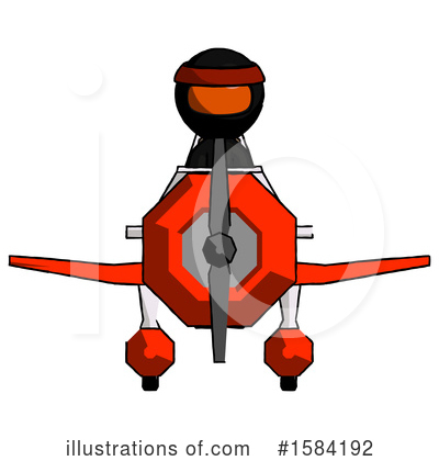 Royalty-Free (RF) Orange Design Mascot Clipart Illustration by Leo Blanchette - Stock Sample #1584192