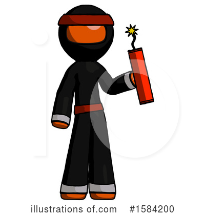 Royalty-Free (RF) Orange Design Mascot Clipart Illustration by Leo Blanchette - Stock Sample #1584200