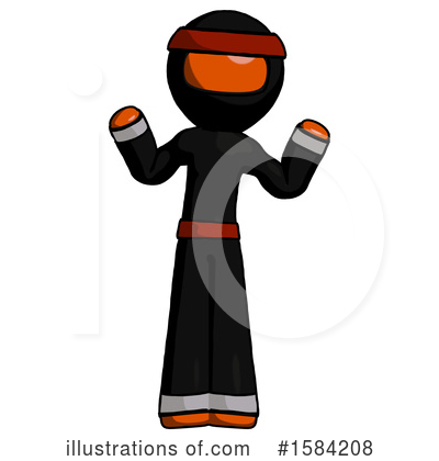 Royalty-Free (RF) Orange Design Mascot Clipart Illustration by Leo Blanchette - Stock Sample #1584208