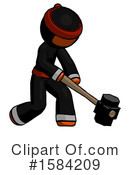 Orange Design Mascot Clipart #1584209 by Leo Blanchette