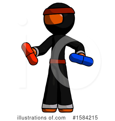 Royalty-Free (RF) Orange Design Mascot Clipart Illustration by Leo Blanchette - Stock Sample #1584215