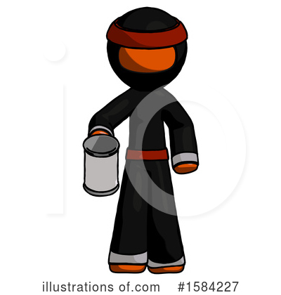 Royalty-Free (RF) Orange Design Mascot Clipart Illustration by Leo Blanchette - Stock Sample #1584227