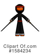 Orange Design Mascot Clipart #1584234 by Leo Blanchette