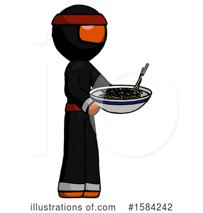 Royalty-Free (RF) Orange Design Mascot Clipart Illustration by Leo Blanchette - Stock Sample #1584242