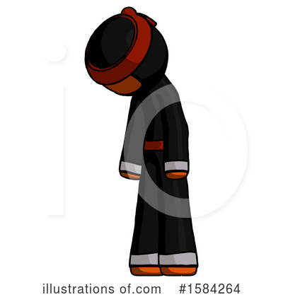 Royalty-Free (RF) Orange Design Mascot Clipart Illustration by Leo Blanchette - Stock Sample #1584264