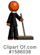 Orange Design Mascot Clipart #1586038 by Leo Blanchette