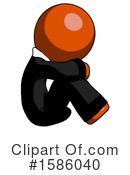 Orange Design Mascot Clipart #1586040 by Leo Blanchette