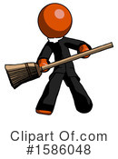 Orange Design Mascot Clipart #1586048 by Leo Blanchette