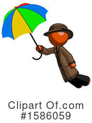 Orange Design Mascot Clipart #1586059 by Leo Blanchette