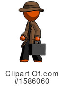 Orange Design Mascot Clipart #1586060 by Leo Blanchette