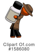 Orange Design Mascot Clipart #1586080 by Leo Blanchette