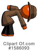 Orange Design Mascot Clipart #1586093 by Leo Blanchette