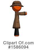 Orange Design Mascot Clipart #1586094 by Leo Blanchette