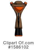 Orange Design Mascot Clipart #1586102 by Leo Blanchette
