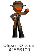 Orange Design Mascot Clipart #1586109 by Leo Blanchette