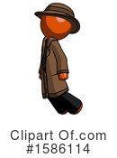 Orange Design Mascot Clipart #1586114 by Leo Blanchette