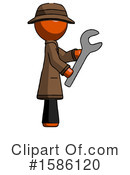 Orange Design Mascot Clipart #1586120 by Leo Blanchette