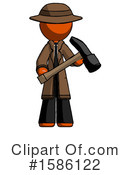 Orange Design Mascot Clipart #1586122 by Leo Blanchette